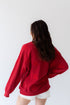 Arizona Ritter Repeat Lantern Sleeve Crew